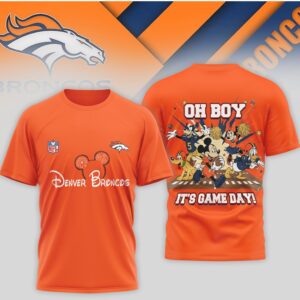 Denver Broncos Disney Mickey Mouse Oh Boy It’s Game Day Football Fan Shirt