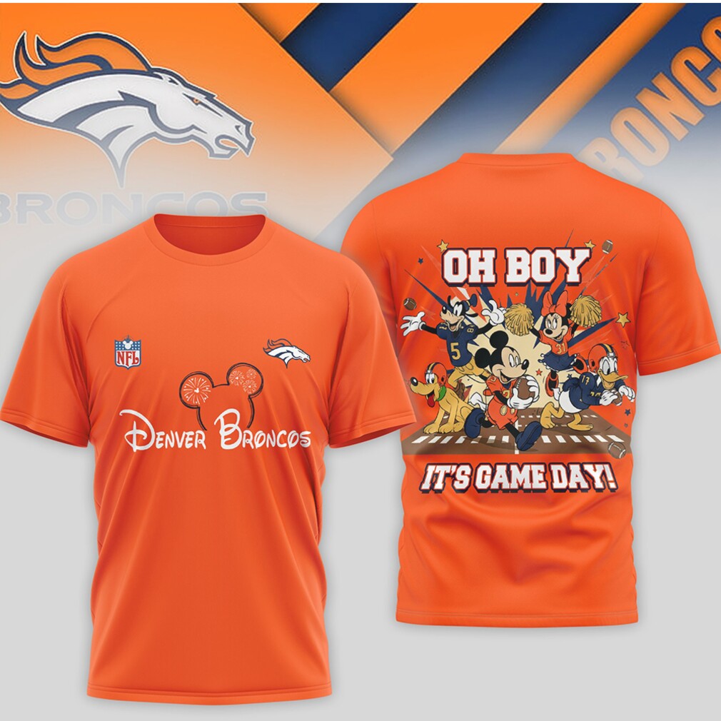 Denver Broncos Disney Mickey Mouse Oh Boy It’s Game Day Football Fan Shirt Denver Broncos Disney Mickey Mouse Oh Boy It’s Game Day Football Fan Shirt