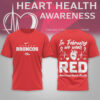 Detroit Lions Heart Health Awareness February We Wear Red Nike Graphic Shirt Detroit Lions Heart Health Awareness February We Wear Red Nike Graphic Shirt