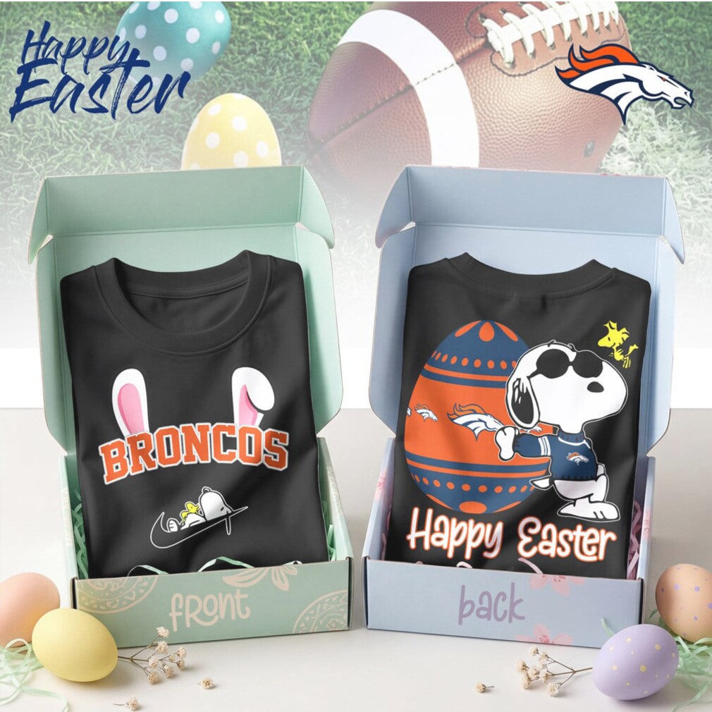 Denver Broncos Snoopy Happy Easter Egg Hunt Nike Logo Orange Football Shirt Denver Broncos Snoopy Happy Easter Egg Hunt Nike Logo Orange Football Shirt