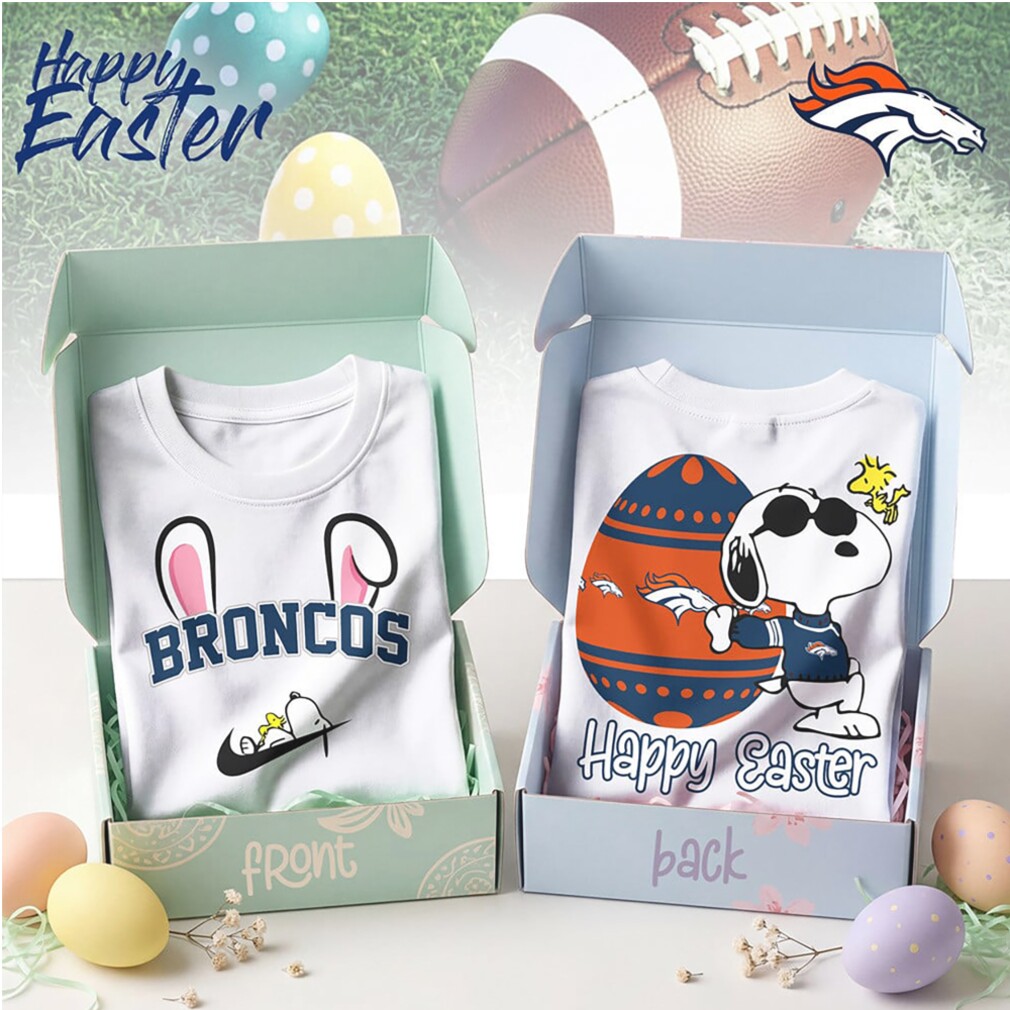 Denver Broncos Snoopy Happy Easter Egg Hunt Nike Logo Orange Football Shirt Denver Broncos Snoopy Happy Easter Egg Hunt Nike Logo Orange Football Shirt
