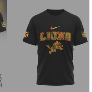 Detroit Lions Black History Month Century Of Strength History Pride Fan T Shirt Detroit Lions Black History Month Century Of Strength History Pride Fan T Shirt