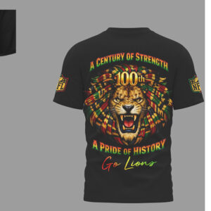 Detroit Lions Black History Month Century Of Strength History Pride Fan T Shirt