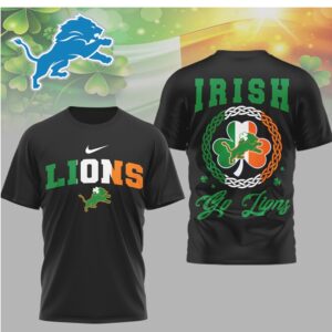 Detroit Lions Irish Shamrock St. Patrick’s Day Lucky Football Fan T Shirt Detroit Lions Irish Shamrock St. Patrick’s Day Lucky Football Fan T Shirt