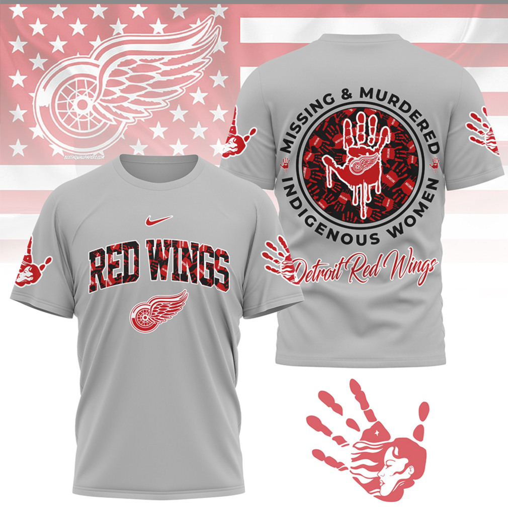 Detroit Red Wings MMIW Awareness Hockey Indigenous Women Support Apparel Shirt Detroit Red Wings MMIW Awareness Hockey Indigenous Women Support Apparel Shirt