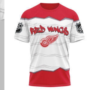 Detroit Red Wings Puck Yeah Skeleton Style Hockey Fan Shirt