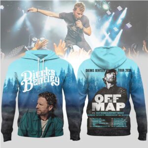 Dierks Bentley Off The Map Tour 2026 feat. Ricky Skaggs Kentucky Thunder Shirt Dierks Bentley Off The Map Tour 2026 feat. Ricky Skaggs Kentucky Thunder Shirt