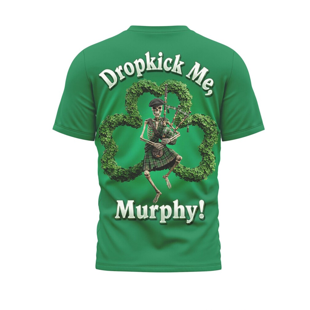 Dropkick Murphys Saint Patrick’s Day Skeleton Bagpipes Green Clover Punk Rock Fan T Shirt Dropkick Murphys Saint Patrick’s Day Skeleton Bagpipes Green Clover Punk Rock Fan T Shirt