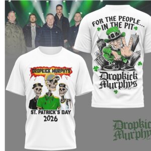 Dropkick Murphys St. Patrick’s Day 2026 For the People in the Pit Shirt Dropkick Murphys St. Patrick’s Day 2026 For the People in the Pit Shirt