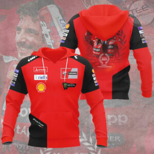 Ducati Lenovo MotoGP 2025 World Champion Red Racing Team T Shirt