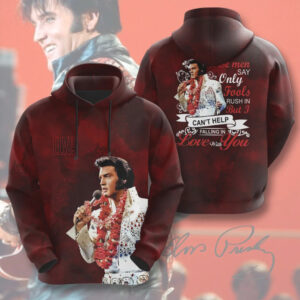 Elvis Presley Can't Help Falling In Love Tribute Hoodie