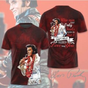 Elvis Presley Can't Help Falling In Love Tribute Hoodie