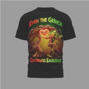 Even The Grinch Celebrates Excellence History Month 100 Years T Shirt
