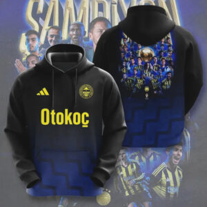 Fenerbahçe SK Otokoc Soccer Team Champions Turkish League Victory Graphic T Shirt