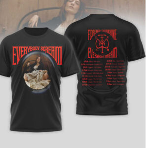 Florence And The Machine Everybody Scream 2026 World Tour Dates T Shirt