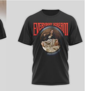 Florence and the Machine Everybody Scream World Tour 2026 Concert Merchandise Graphic Tee