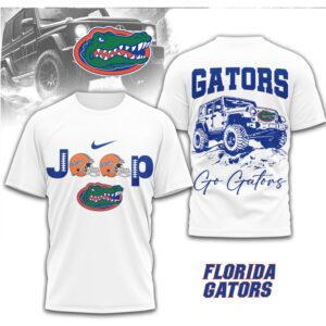 Florida Gators Jeep Graphic Swamp Vintage Game Day Chomp Alumni Apparel Shirt