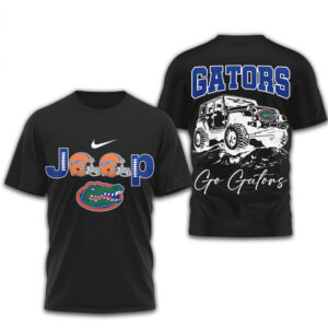 Florida Gators Jeep Graphic Swamp Vintage Game Day Chomp Alumni Apparel Shirt