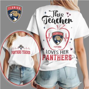 Florida Panthers This Teacher Loves Her Panthers Hockey Fan Gift Shirt
