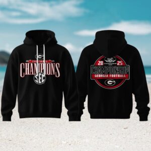Georgia Bulldogs SEC Championship 2025 Football Fan Sport Hoodie