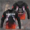 Ghostface Scream VII Fire Graphic Horror Movie Fan Apparel Hoodie Ghostface Scream VII Fire Graphic Horror Movie Fan Apparel Hoodie