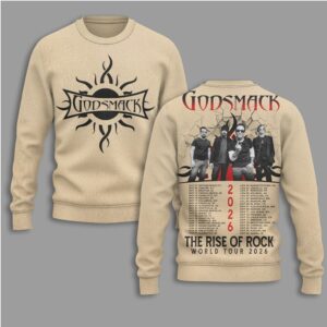 Godsmack The Rise Of Rock World Tour 2026 Hard Rock Band Concert T Shirt