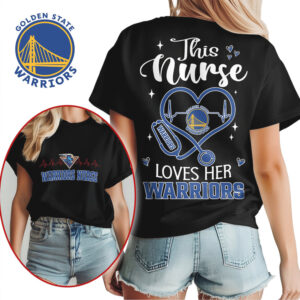 Golden State Warriors Nurse Heart Stethoscope Tee Vintage Basketball Healthcare Fan Shirt Golden State Warriors Nurse Heart Stethoscope Tee Vintage Basketball Healthcare Fan Shirt