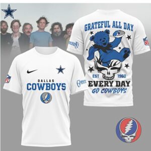 Grateful Dead Dallas Cowboys Music Fan Game Day tshirt