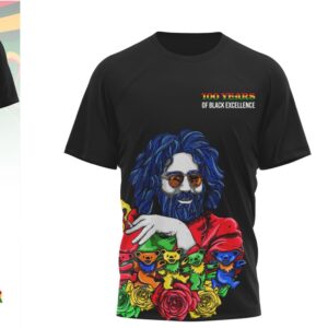 Grateful Dead Jerry Garcia Black History Month American History Vintage Retro Graphic Tee