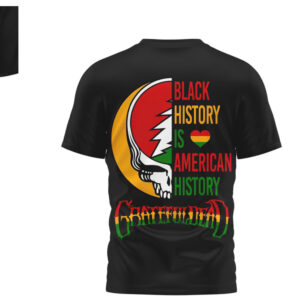 Grateful Dead Jerry Garcia Black History Month American History Vintage Retro Graphic Tee