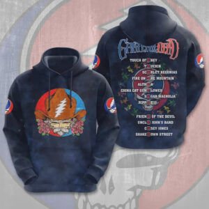 Grateful Dead Legend Tribute Skull and Roses Psychedelic Rock Band Graphic T Shirt