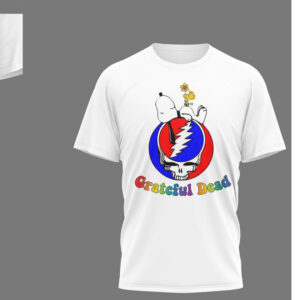 Grateful Dead x Peanuts Tis The Season To Be Grateful Woodstock Snoopy Shirt
