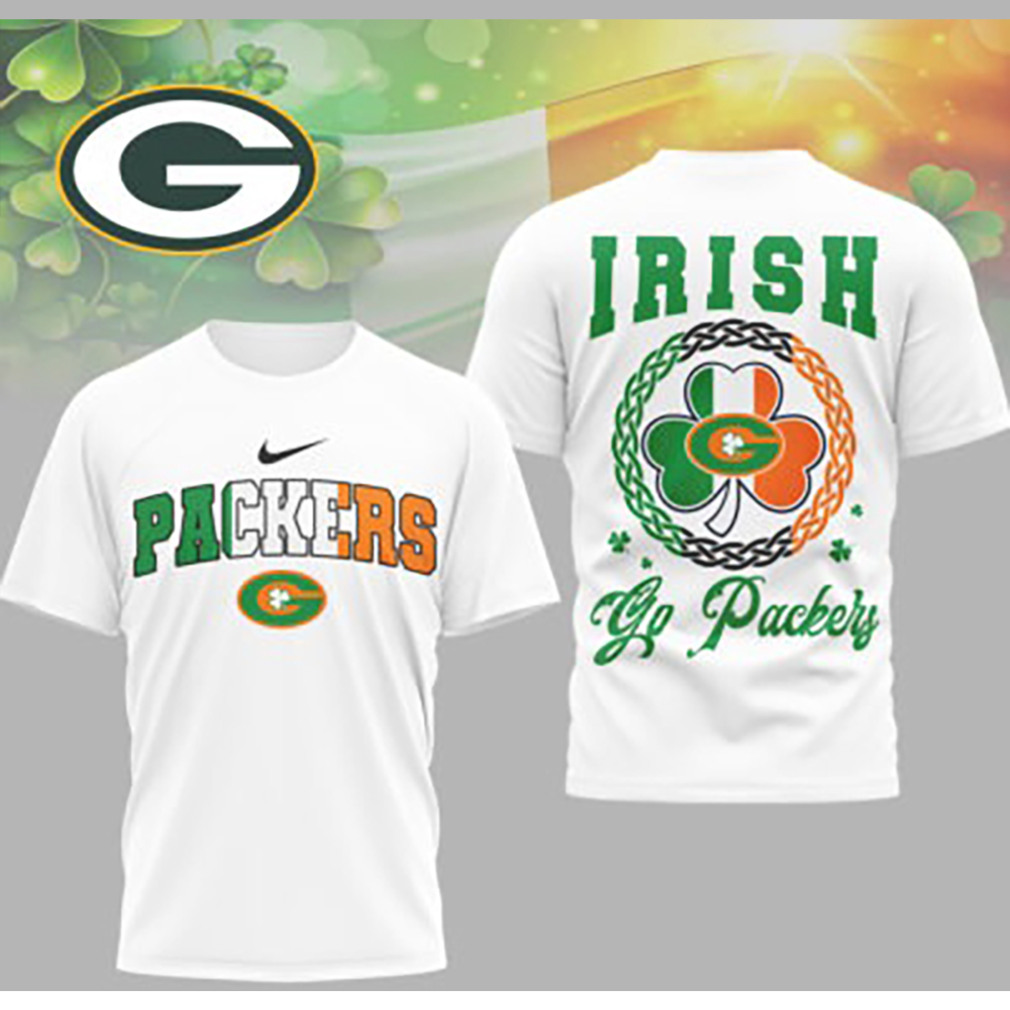 Green Bay Packers Irish Shamrock St. Patrick's Day Lucky NFL Team T Shirt Green Bay Packers Irish Shamrock St. Patrick's Day Lucky NFL Team T Shirt