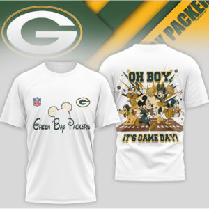 Green Bay Packers Mickey Mouse Game Day Vintage Graphic Football Fan T Shirt Green Bay Packers Mickey Mouse Game Day Vintage Graphic Football Fan T Shirt