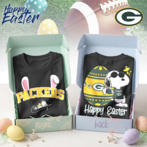 Green Bay Packers Snoopy Happy Easter Egg Hunt Nike Logo Football Shirt Green Bay Packers Snoopy Happy Easter Egg Hunt Nike Logo Football Shirt