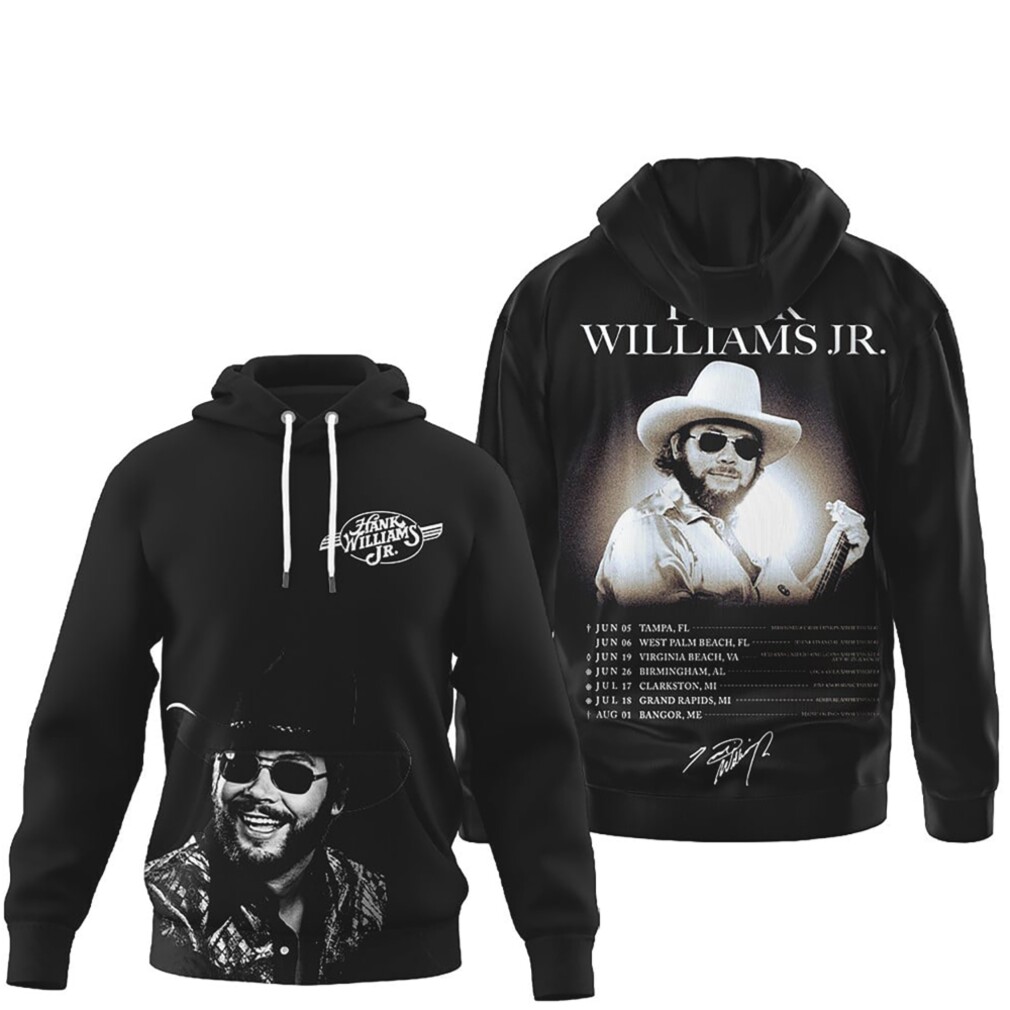 Hank Williams Jr. Vintage Portrait Country Music Legend Merch Shirt Hank Williams Jr. Vintage Portrait Country Music Legend Merch Shirt