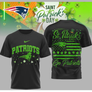 Happy St. Patrick’s Day New England Patriots Lucky Shamrock American Flag Football Fan Shirt Happy St. Patrick’s Day New England Patriots Lucky Shamrock American Flag Football Fan Shirt
