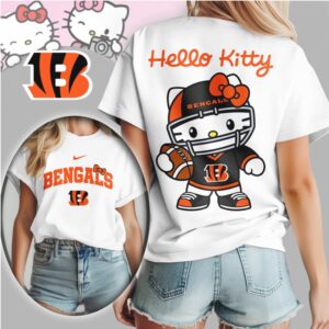 Hello Kitty Cincinnati Bengals ‘s Football Cute NFL Fan Gear T Shirt Hello Kitty Cincinnati Bengals ‘s Football Cute NFL Fan Gear T Shirt