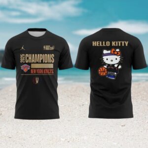 Hello Kitty New York Knicks 2025 NBA Cup Champions Shirt