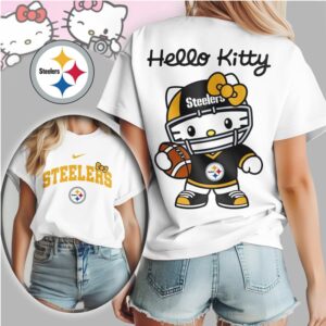 Hello Kitty Pittsburgh Steelers Football Fan NFL Football T Shirt Hello Kitty Pittsburgh Steelers Football Fan NFL Football T Shirt
