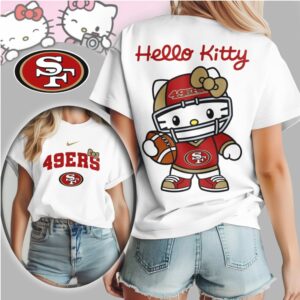 Hello Kitty San Francisco 49ers Game Day Cute NFL Fan T Shirt Hello Kitty San Francisco 49ers Game Day Cute NFL Fan T Shirt