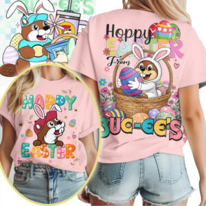 Hoppy Easter From Buc ee’s Retro 90s Style Cute Beaver Holiday Graphic Tee