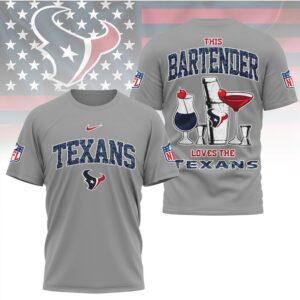 Houston Texans This Bartender Loves The Texans Vintage NFL Game Day T Shirt