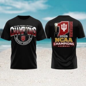Indiana Hoosiers 2026 NCAA College Football National Champions Shirt