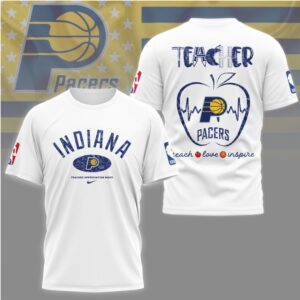 Indiana Pacers Teacher Appreciation Night Shirt NBA Pacers Teacher Heartbeat School Spirit Shirt