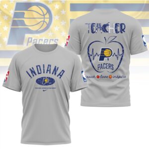 Indiana Pacers Teacher Appreciation Night Shirt NBA Pacers Teacher Heartbeat School Spirit Shirt