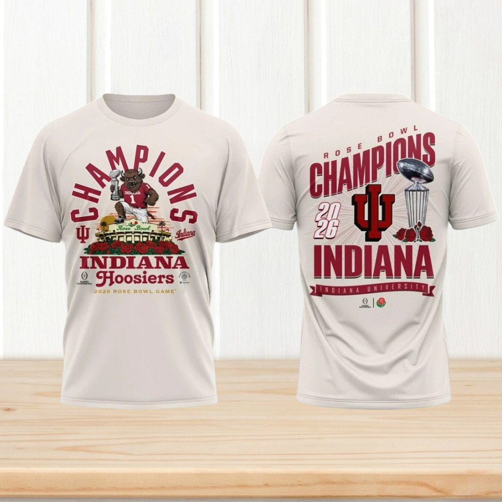 Indiana University Hoosiers 2026 Rose Bowl Game Champions Vintage Football Sport Shirt Indiana University Hoosiers 2026 Rose Bowl Game Champions Vintage Football Sport Shirt
