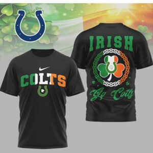Indianapolis Colts Irish Luck St. Patrick's Day Shamrock NFL Football Fan T Shirt