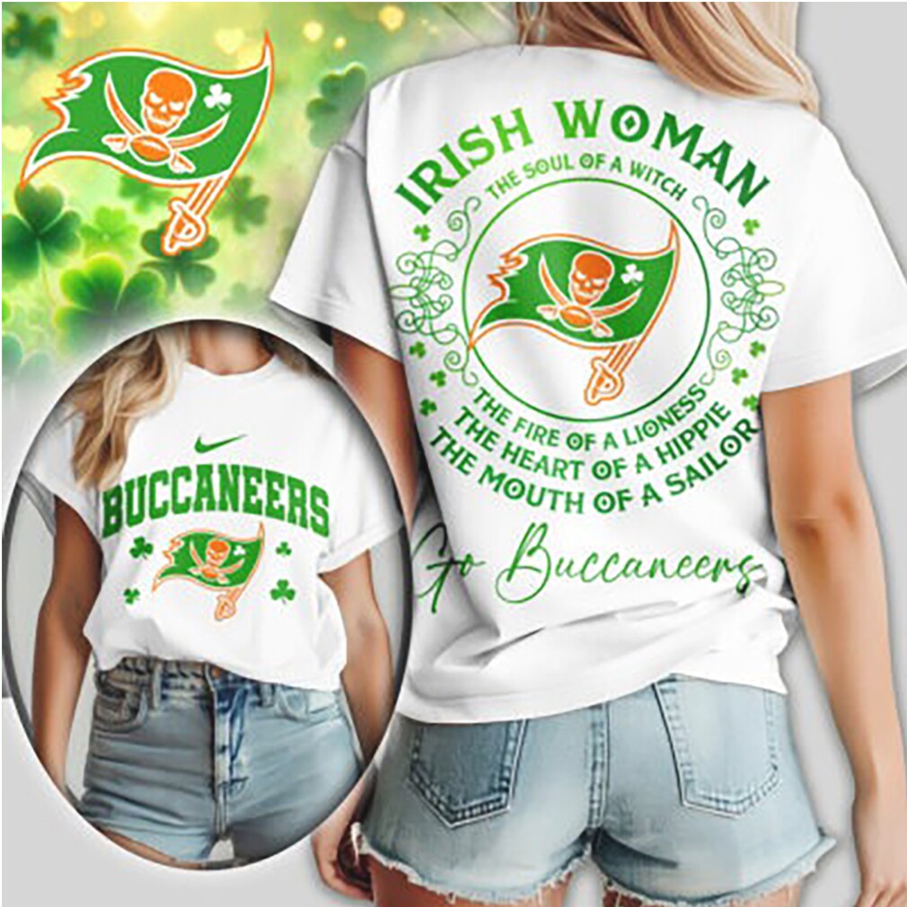 Irish Woman Buccaneers Soul Of A Witch St. Patrick's Day Lucky T Shirt Irish Woman Buccaneers Soul Of A Witch St. Patrick's Day Lucky T Shirt