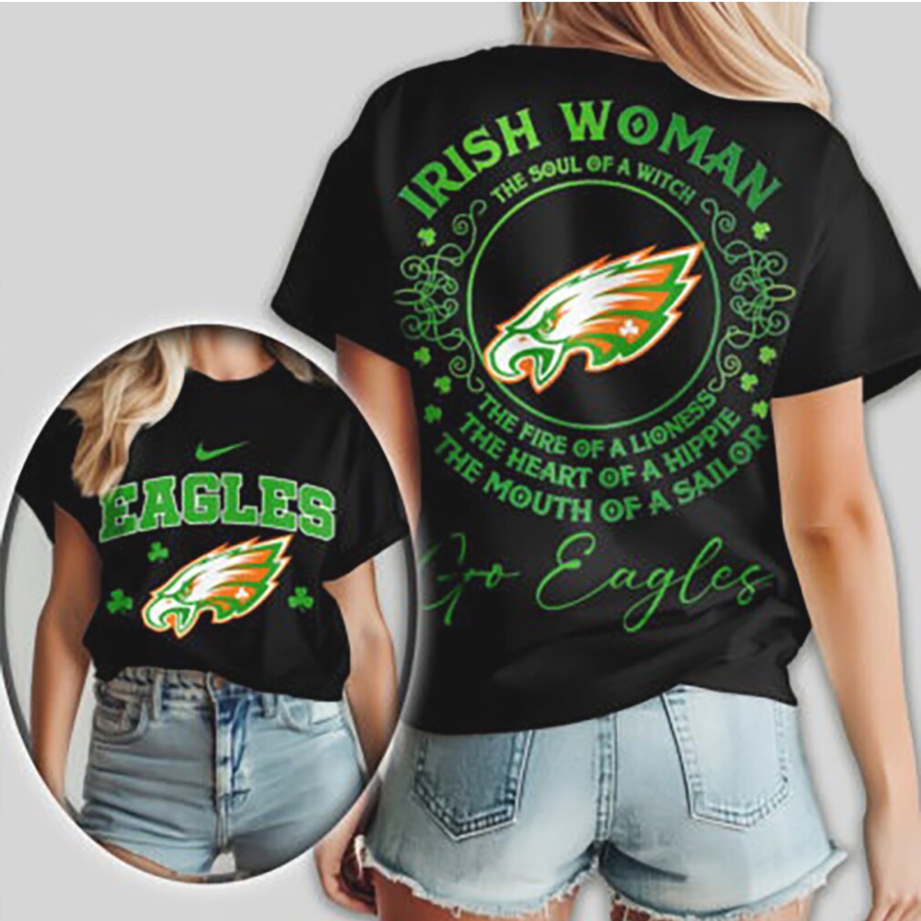 Irish Woman Eagles Soul Of A Witch St. Patrick’s Day Lucky Team T Shirt Irish Woman Eagles Soul Of A Witch St. Patrick’s Day Lucky Team T Shirt